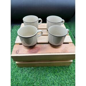 Sears Strawberries Stoneware Cups #4112 – Set of 4 – Made in Japan